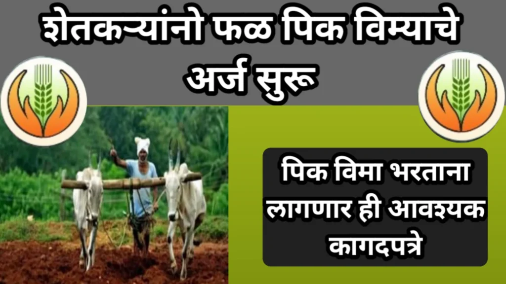 शेतकऱ्यांनो फळ पिक विम्याचे अर्ज सुरू, पिक विमा भरताना लागणार ही आवश्यक कागदपत्रे | Fal Pik Vima Yojana 2025